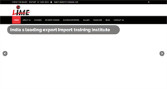 Desktop Screenshot of limeinstitute.org